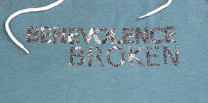 Benevolence Broken - Deep-Teal Fleece Hoodie