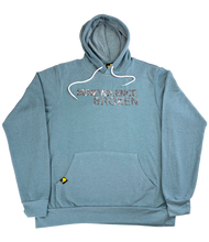 Load image into Gallery viewer, Benevolence Broken - Deep-Teal Fleece Hoodie