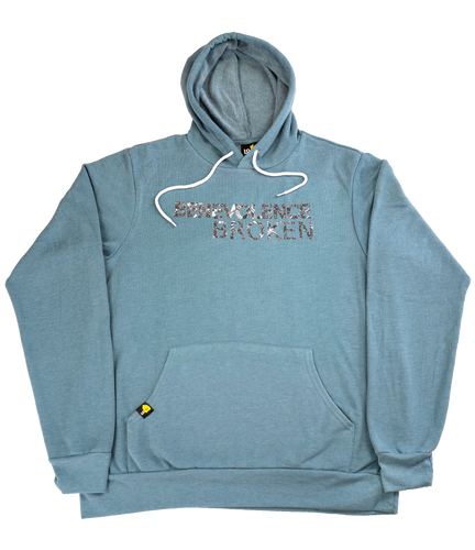 Benevolence Broken - Deep-Teal Fleece Hoodie