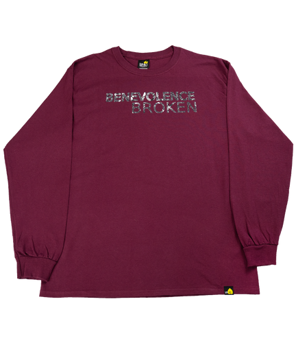 Benevolence Broken - Maroon Long-Sleeve Shirt