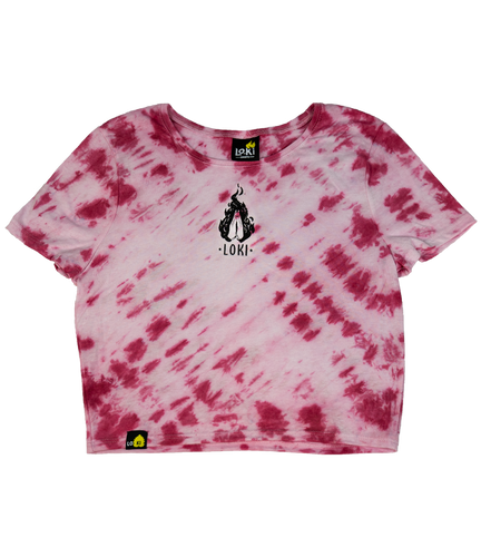 Pray Logo - Crop-Top - The Cherry Dye