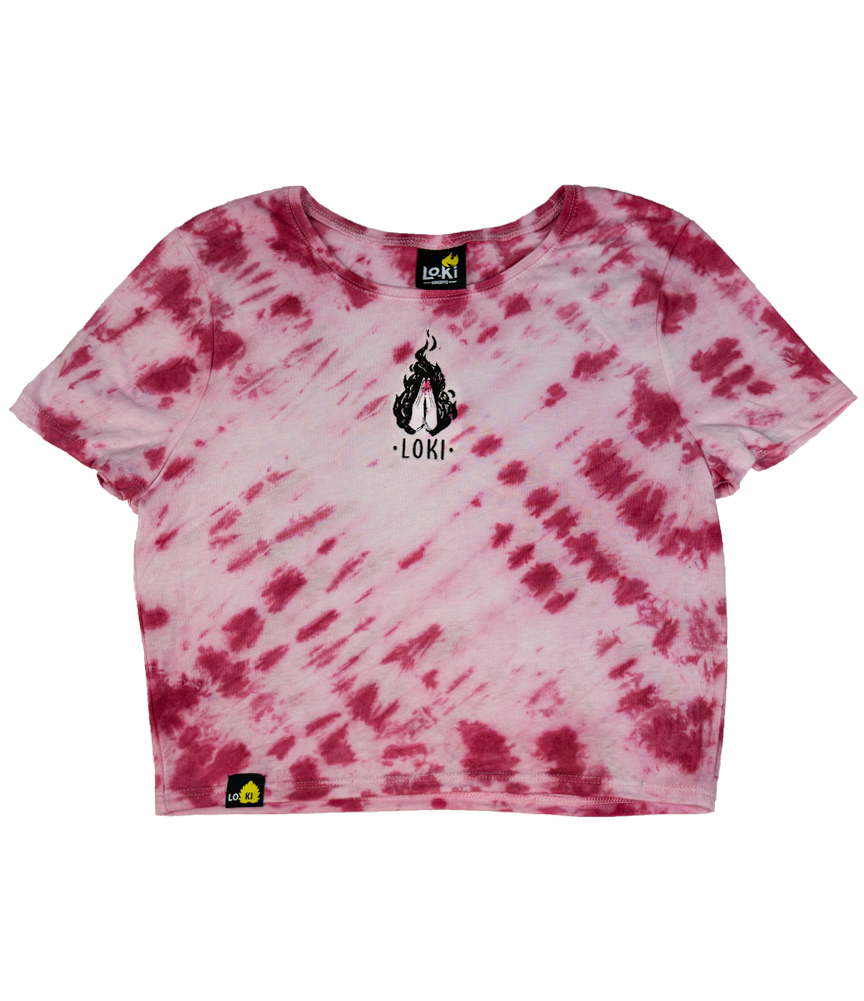 Pray Logo - Crop-Top - The Cherry Dye