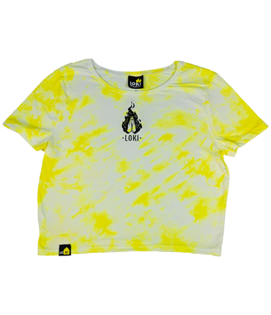 Pray Logo - Crop-Top - The Daffodil Dye