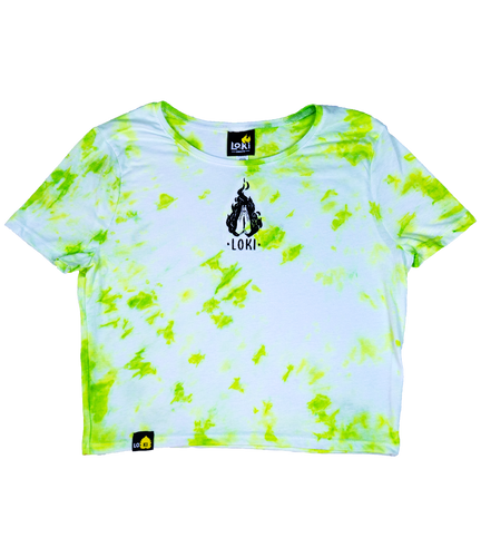 Pray Logo - Crop-Top - The Spring Stain Dye