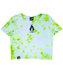 Pray Logo - Crop-Top - The Spring Stain Dye