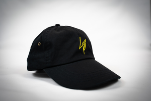 Black - Jagged Logo - Dad Hat