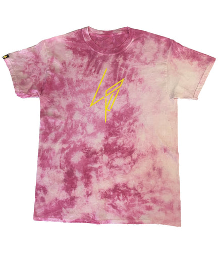 LIMITED - Jagged Logo - Cotton-Candy Pink Dye