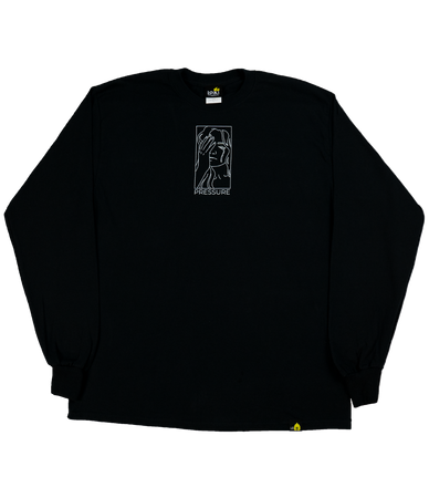 Under Pressure - Black - Long Sleeve Shirt