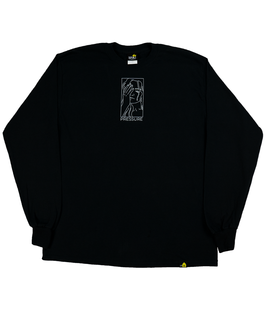 Under Pressure - Black - Long Sleeve Shirt