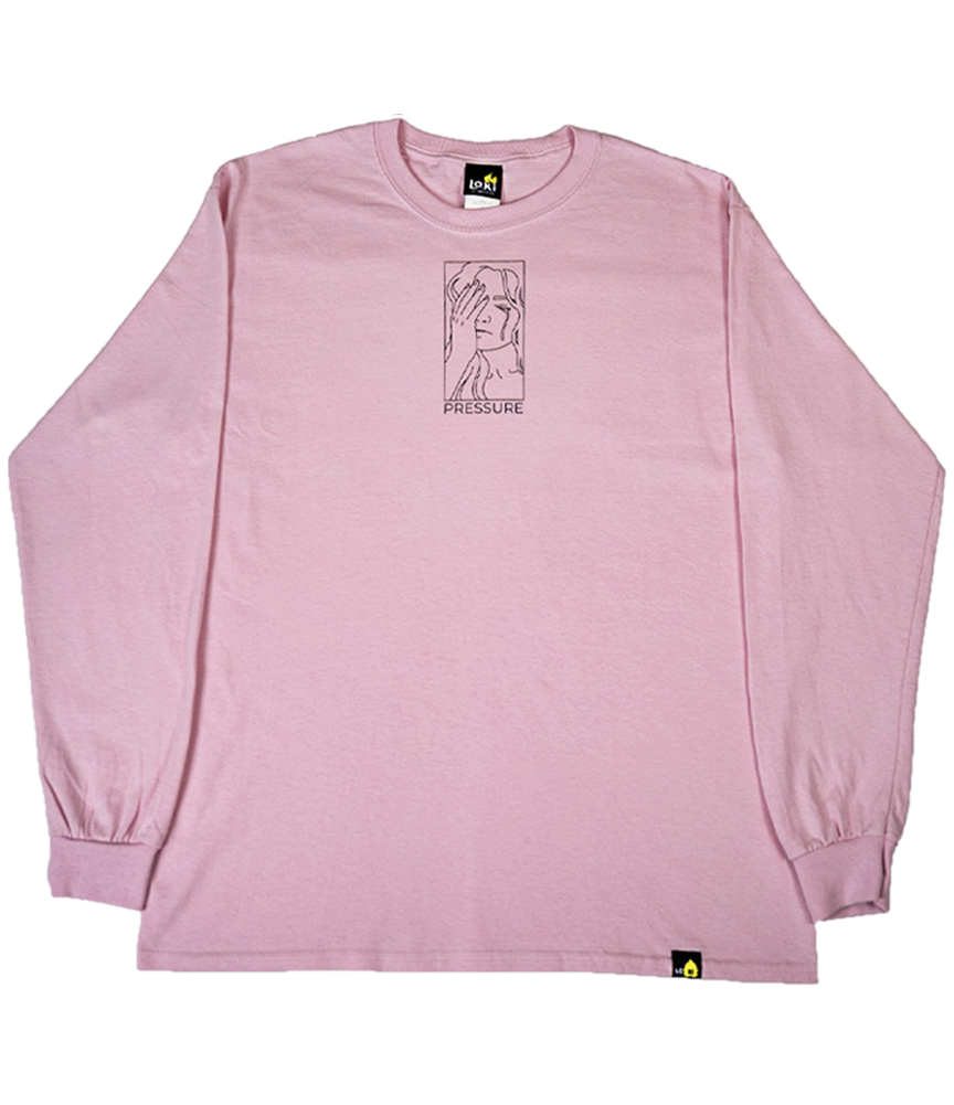 Under Pressure - Light Pink - Long Sleeve Shirt