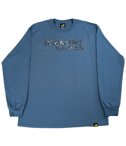 Benevolence Broken - Indigo Long-Sleeve Shirt