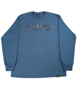 Benevolence Broken - Indigo Long-Sleeve Shirt