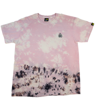 Load image into Gallery viewer, Black Rose Pedal - Hand-Dyed Shirt - Revamp Logo Silver