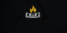 Load image into Gallery viewer, BOX LOGO - Black/Gold  - Embroidered Hoodie